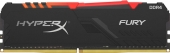 DIMM DDR4 8GB 3000MHz CL15 KINGSTON HyperX FURY Black RGB
